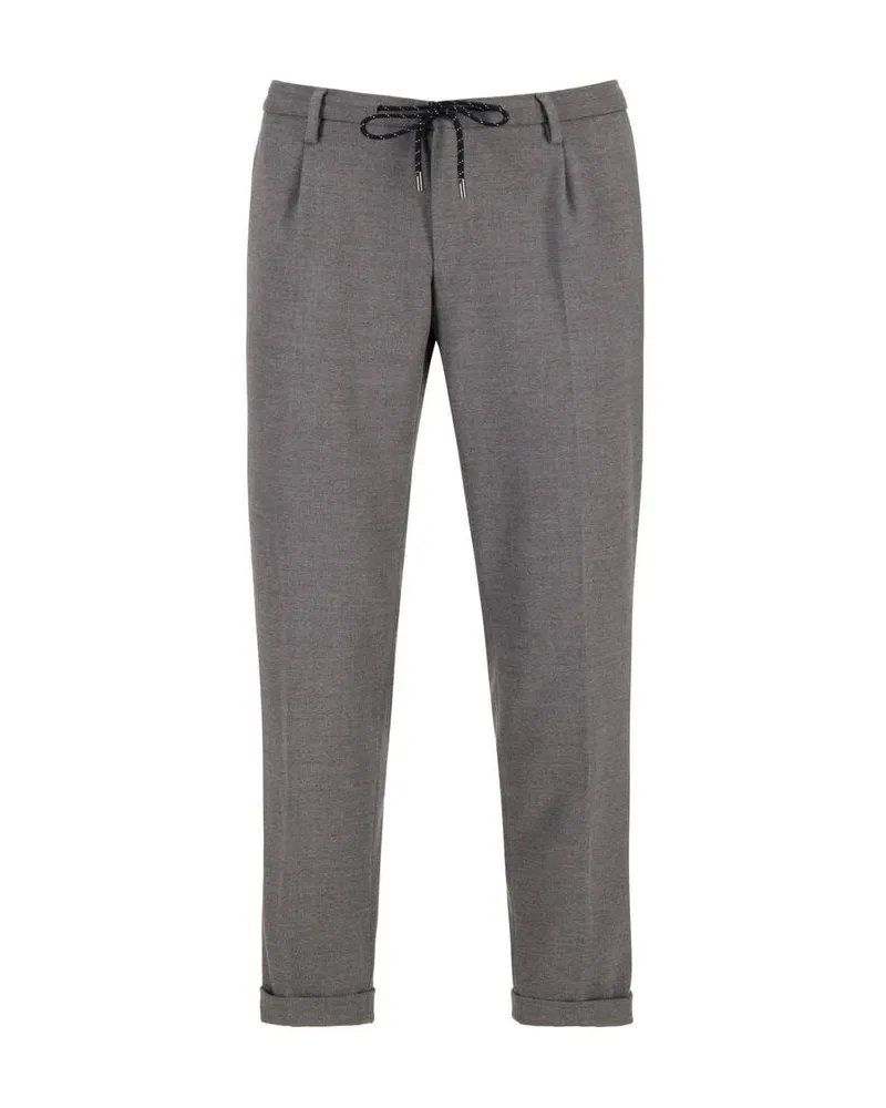 Alberto Herren Hose BARISTA Tapered Fit Grau