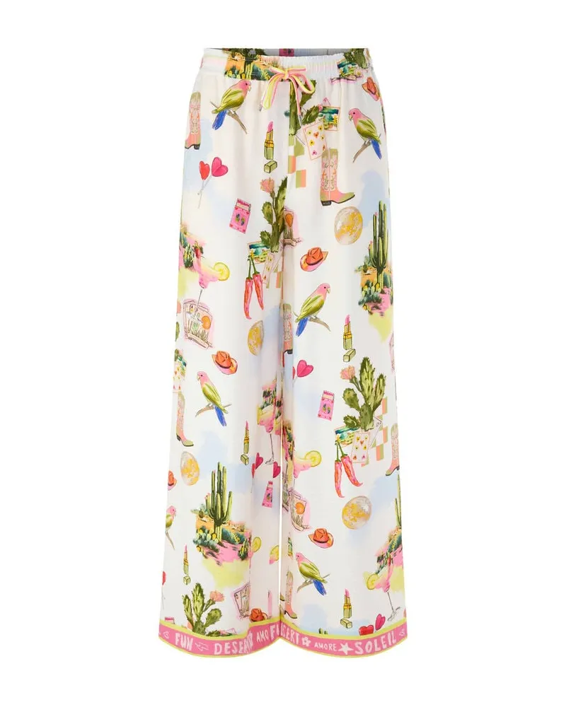 Marc Cain Damen Stoffhose WILLMAR Weiss