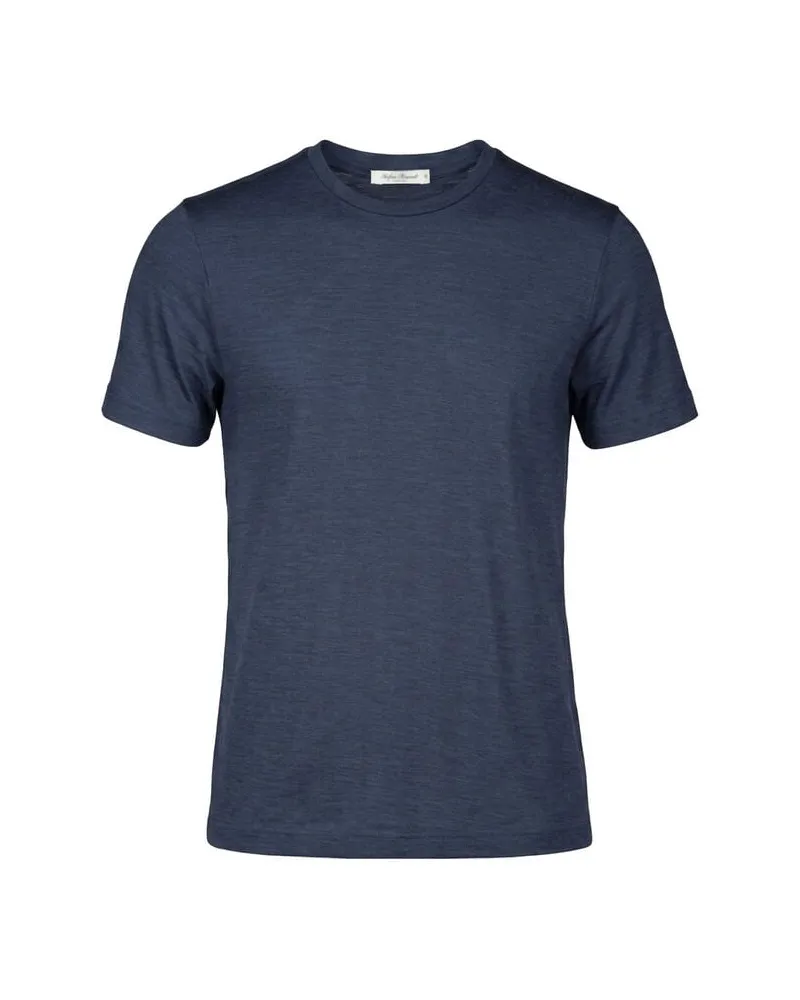 Stefan Brandt Herren Langarmshirt ENNO WV 180 Blau