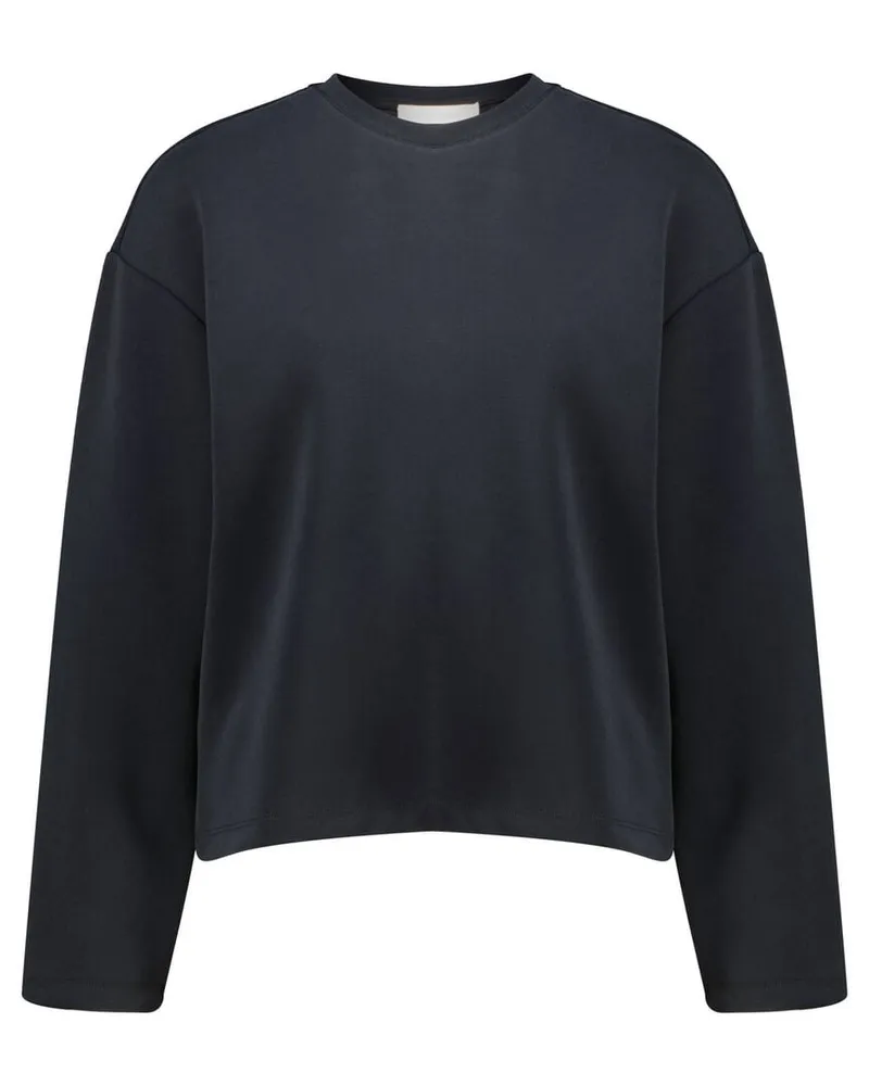 Rich&Royal Damen Longsleeve mit Modal Schwarz