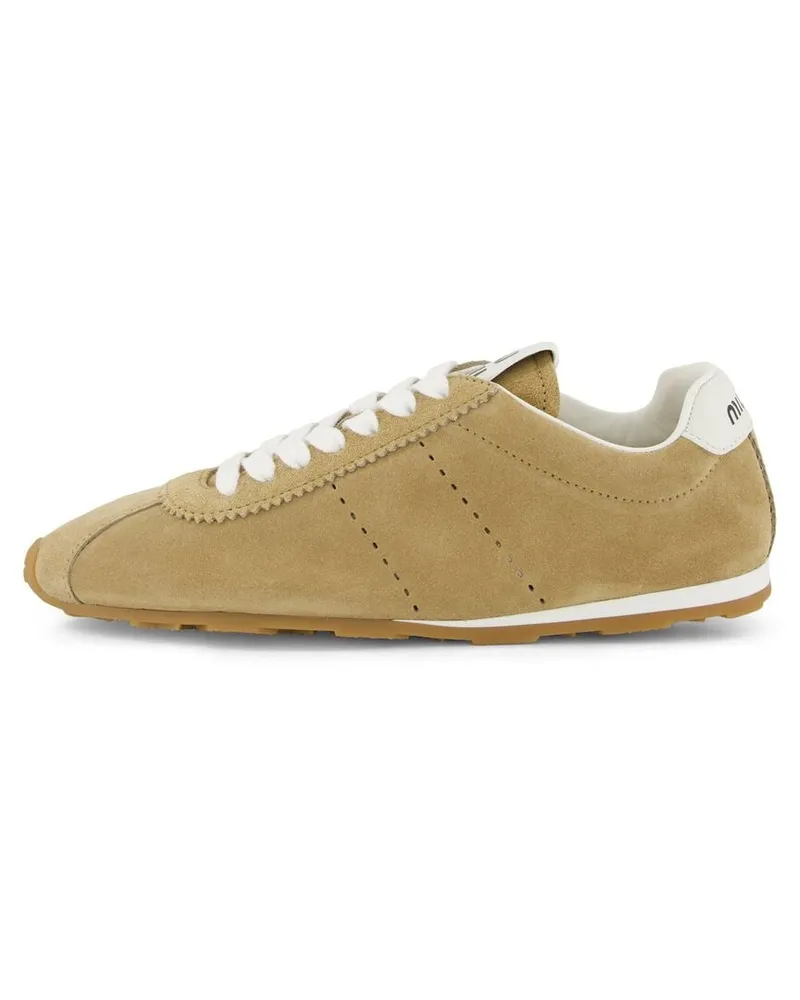 Miu Miu Damen Sneaker PLUME Beige