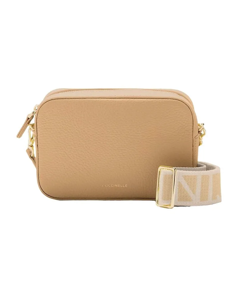 Coccinelle Damen Umhängetasche TEBE SMALL CROSSBODY Beige