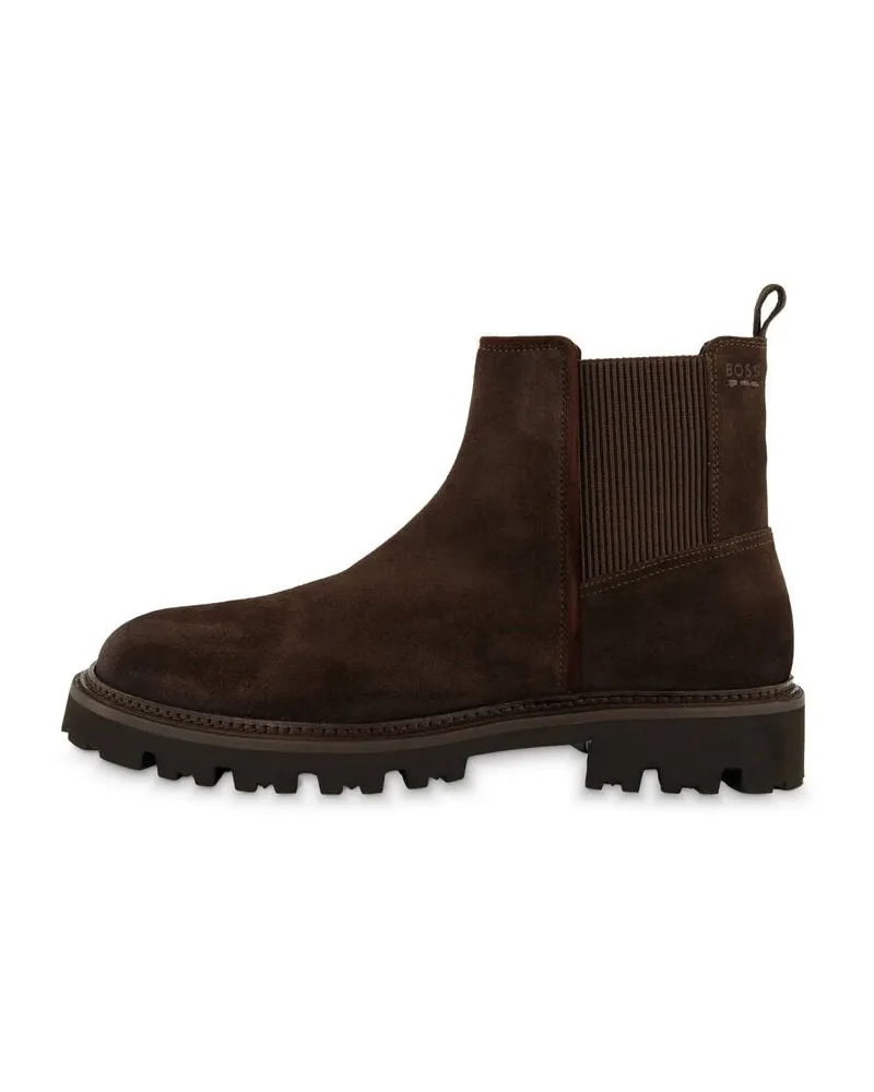 HUGO BOSS Herren Chelsea Boot aus Leder JULYO_CHEB_SDE Braun