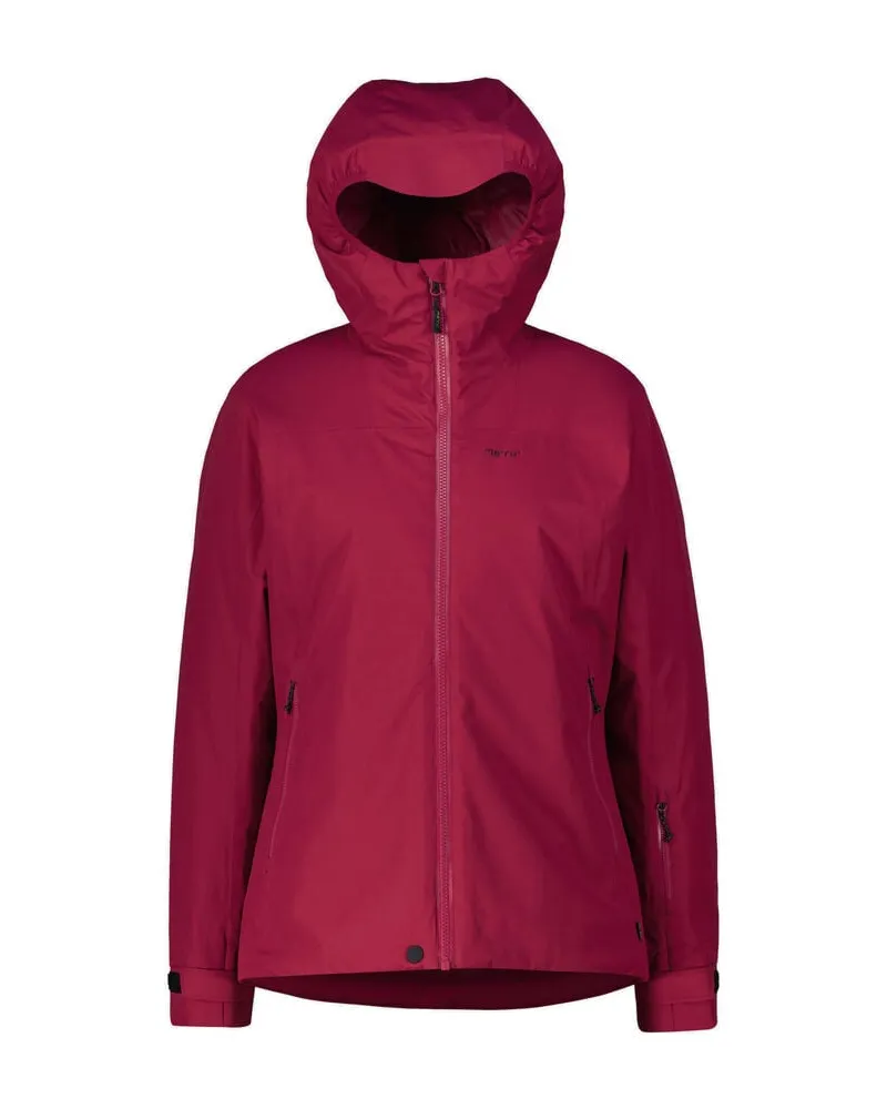 me°ru' Damen Kapuzenjacke wasserdicht KOYUKUK Darkfuchsia