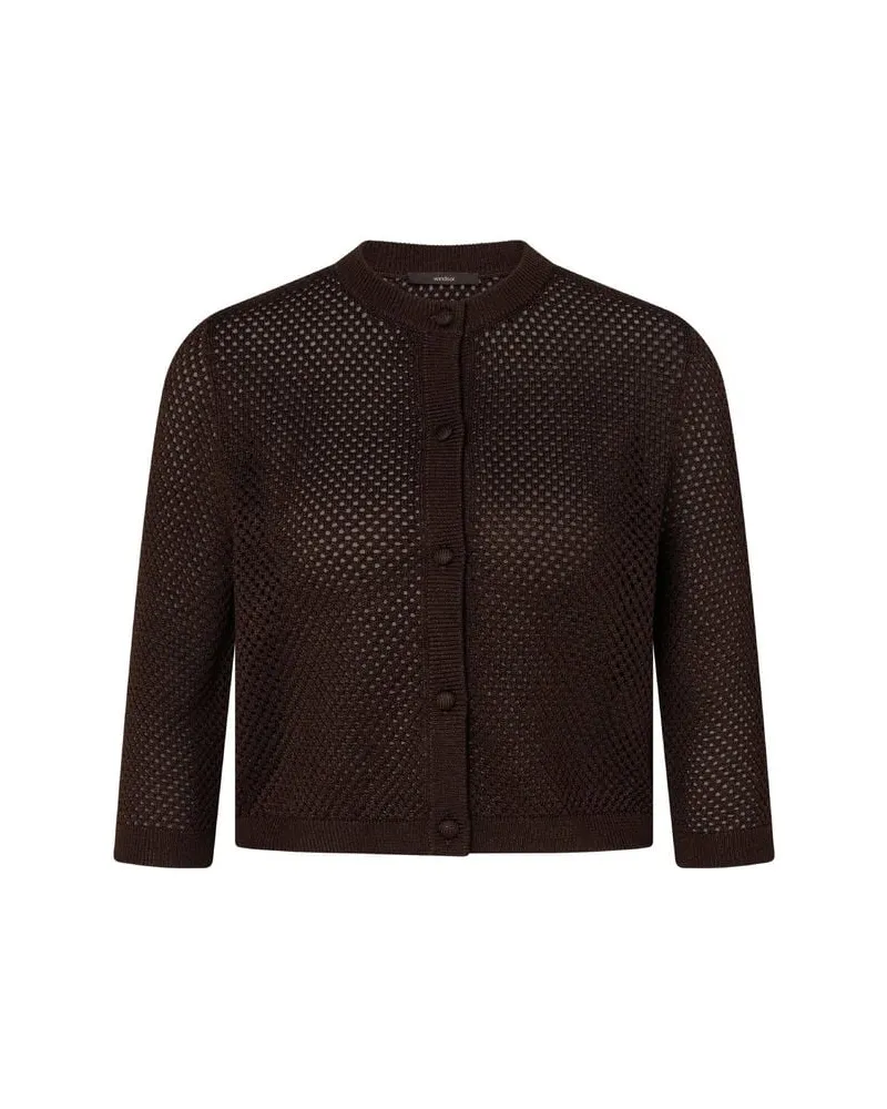 windsor. Damen Strickjacke aus Viskosemischung Braun