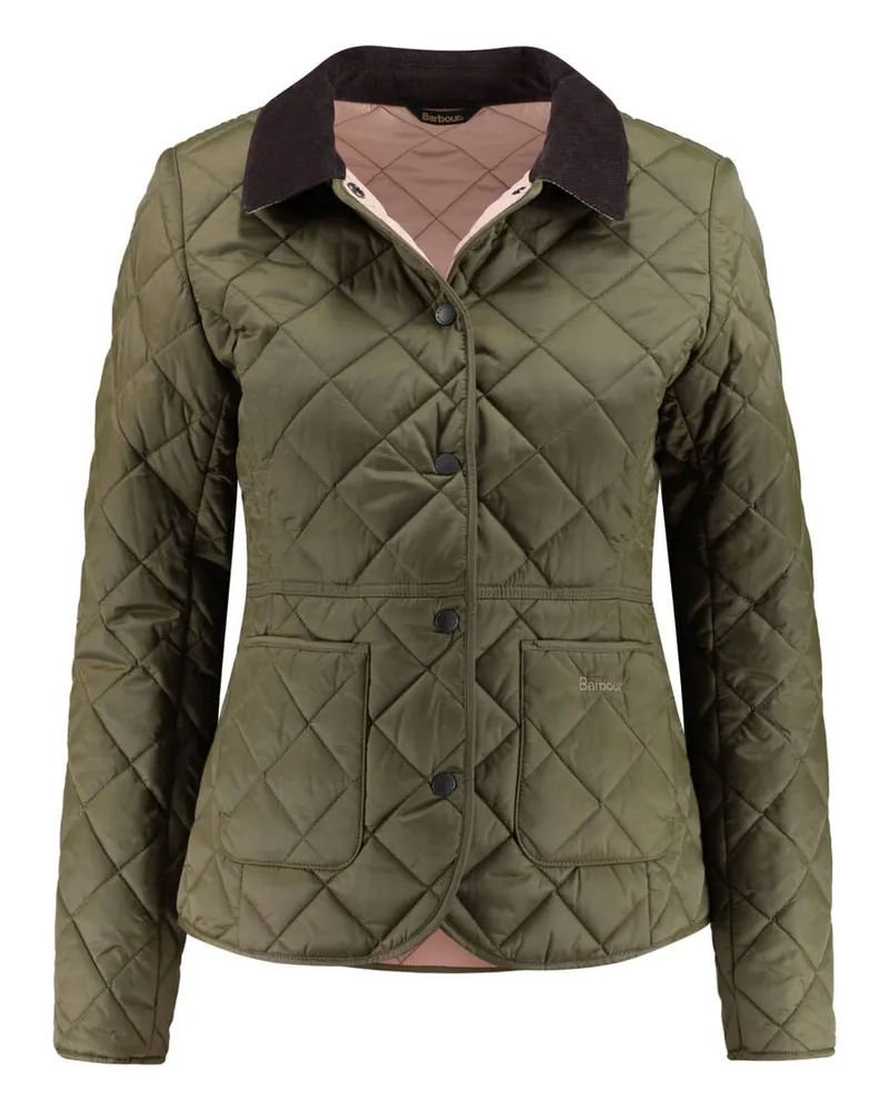 Barbour Damen Steppjacke DEVERON QUILT Regular Fit Oliv