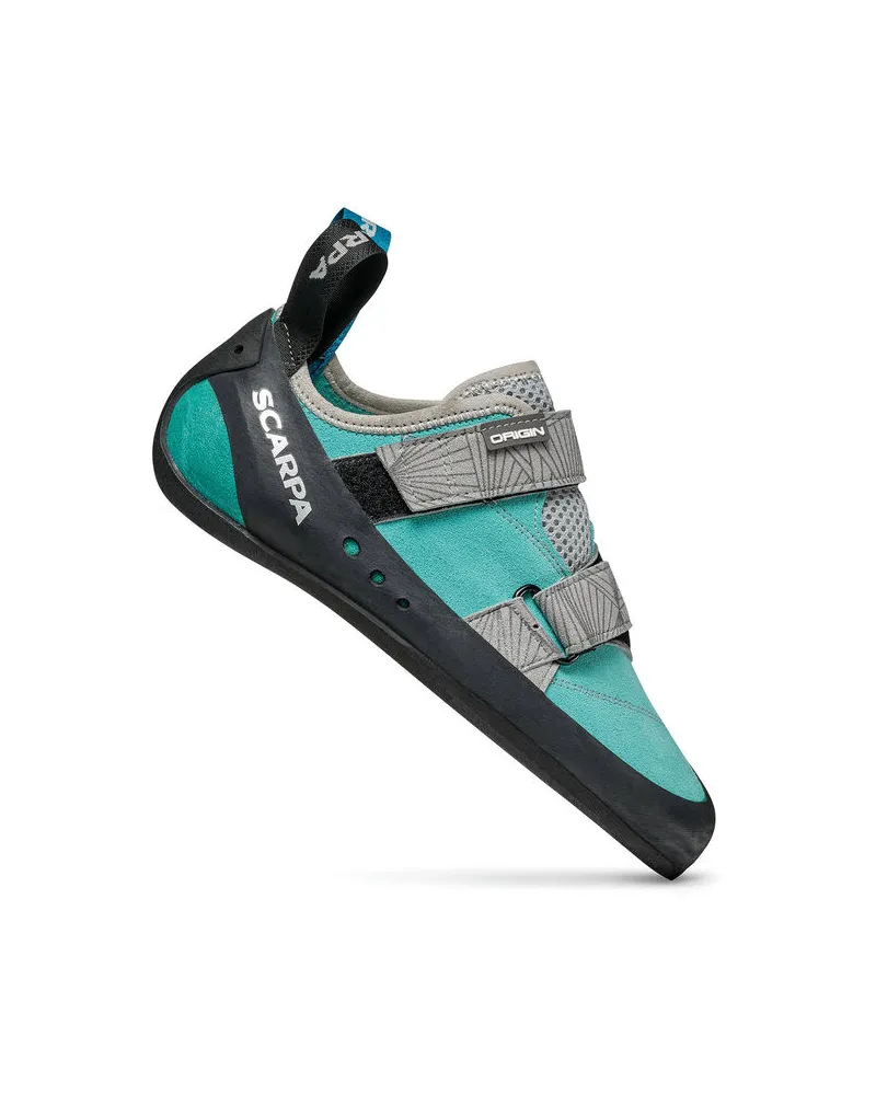 Scarpa Damen Kletterschuhe ORIGIN WOMEN aus Leder Aqua