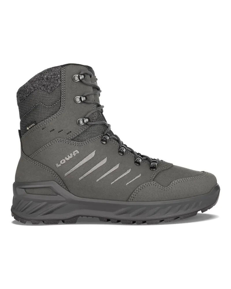 Lowa Herren Wanderstiefel NABUCCO GTX Winterstiefel mit Veloursleder Anthrazit