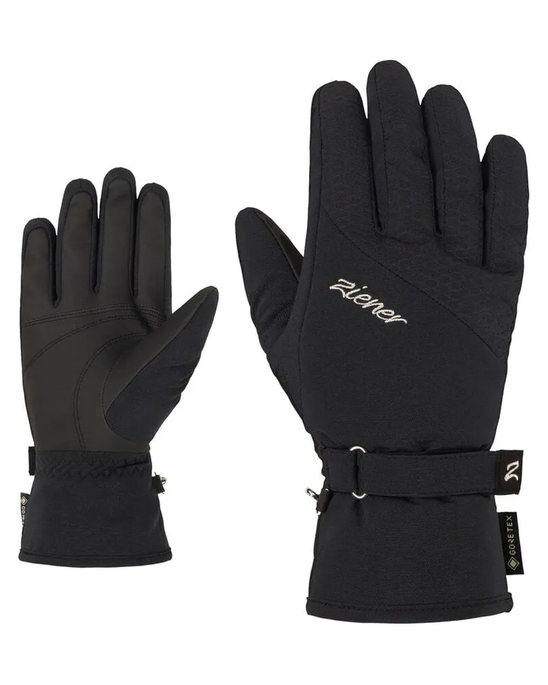 Ziener Damen Skihandschuhe KLAIRE GTX LADY GLOVE Schwarz