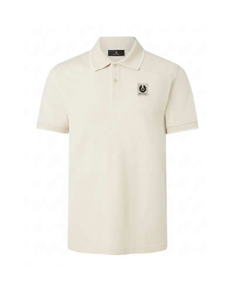 Belstaff Herren Poloshirt TIPPED Offwhite
