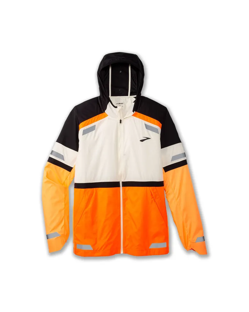 Brooks Herren Laufjacke RUN VISIBLE THERMAL JACKET 2.0 Weiss