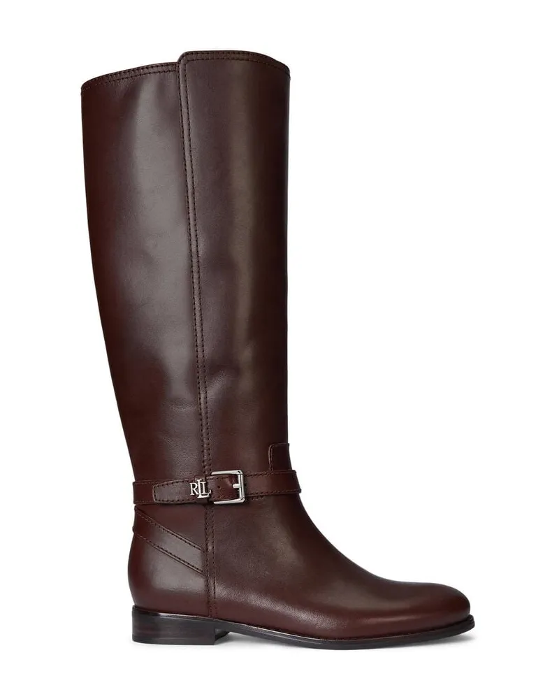 Ralph Lauren Damen Stiefel aus Kalbsleder Braun
