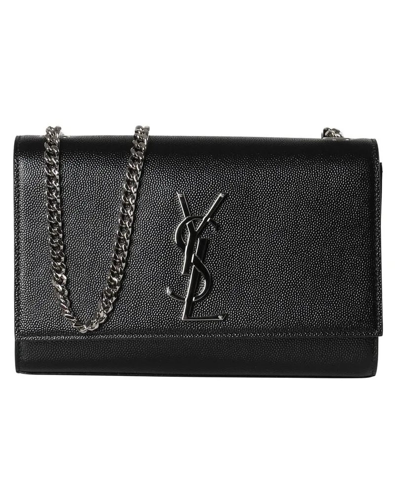 Saint Laurent Damen Umhängetasche KATE SMALL Schwarz