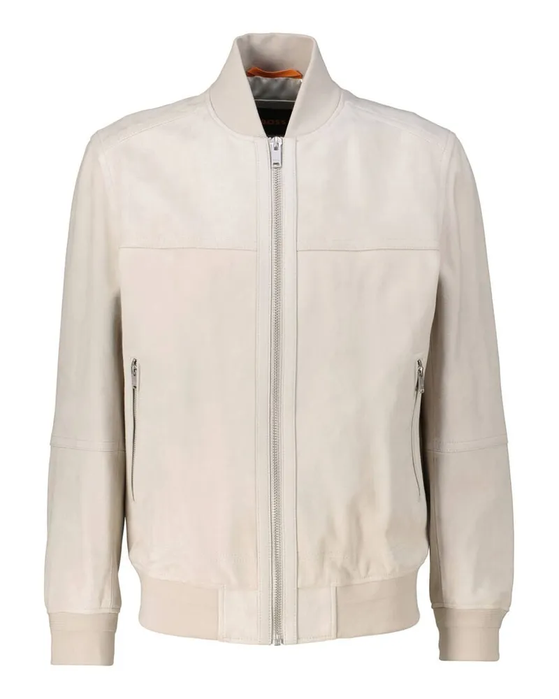 HUGO BOSS Herren Velourslederjacke JOHICE Camel