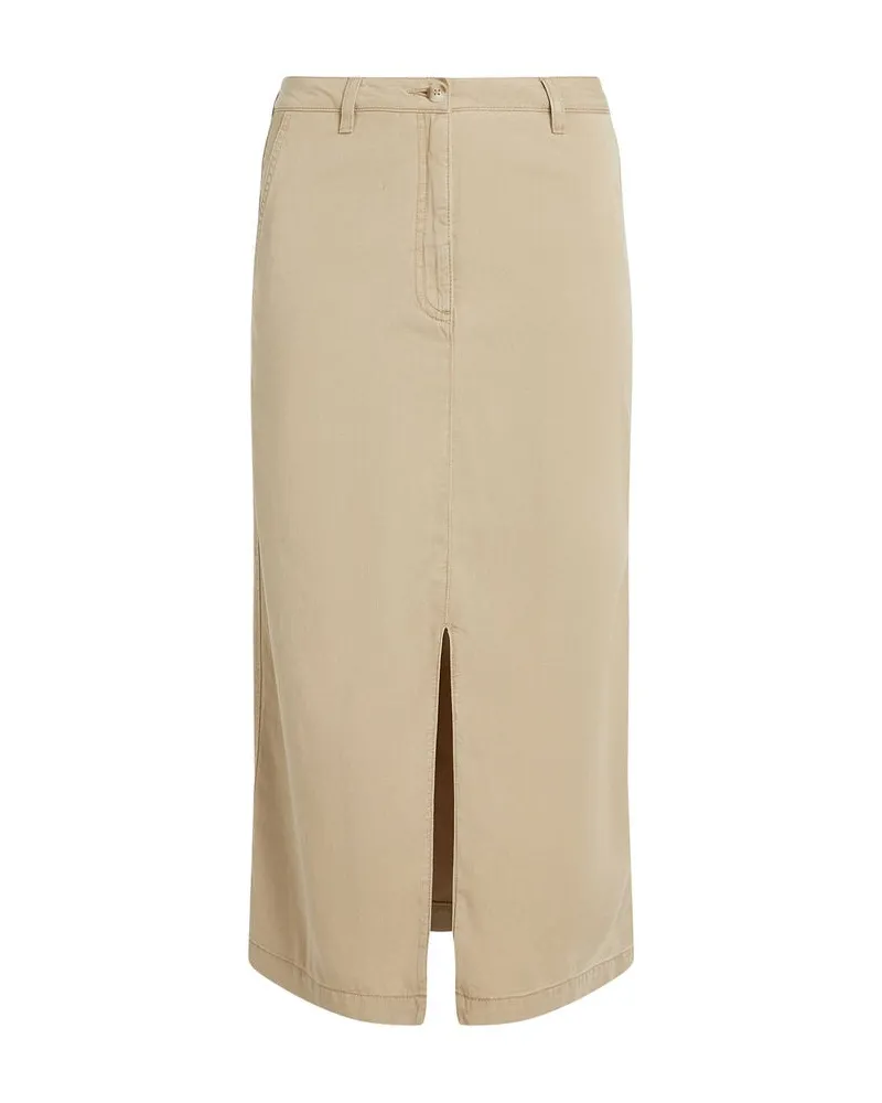 Tommy Hilfiger Damen Midirock Beige