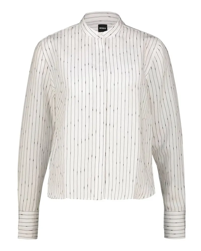 HUGO BOSS Damen Bluse BERTYNA_MONDAY Weiss