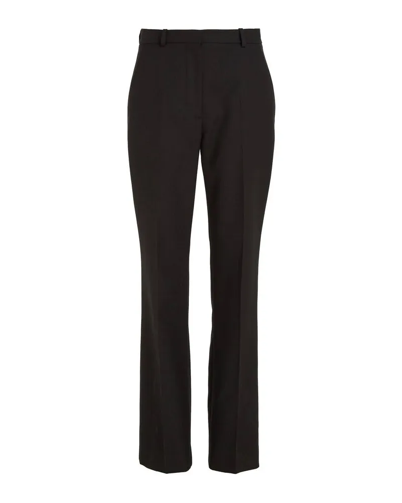Calvin Klein Damen Stoffhose ESSENTIAL SLIM STRAIGHT Schwarz