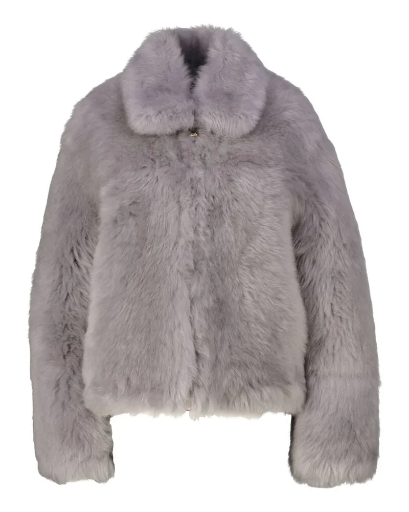 Fabiana Filippi Damen Lammfelljacke Grau