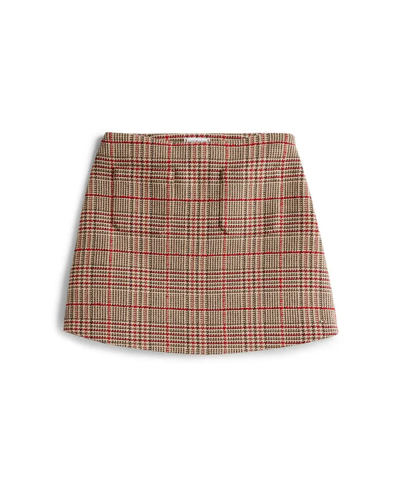 Tommy Hilfiger Damen Minirock aus Tweed Grau