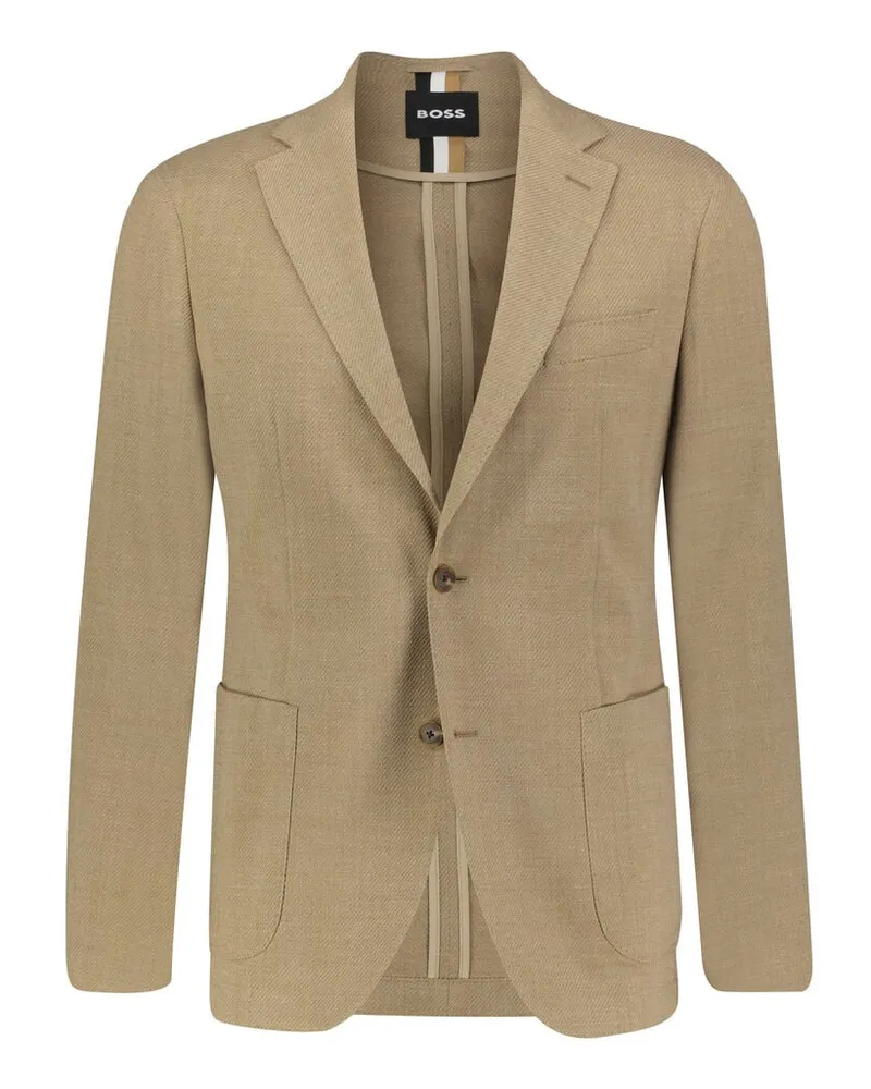 HUGO BOSS Herren Sakko C-HANRY-252 Slim Fit Taupe