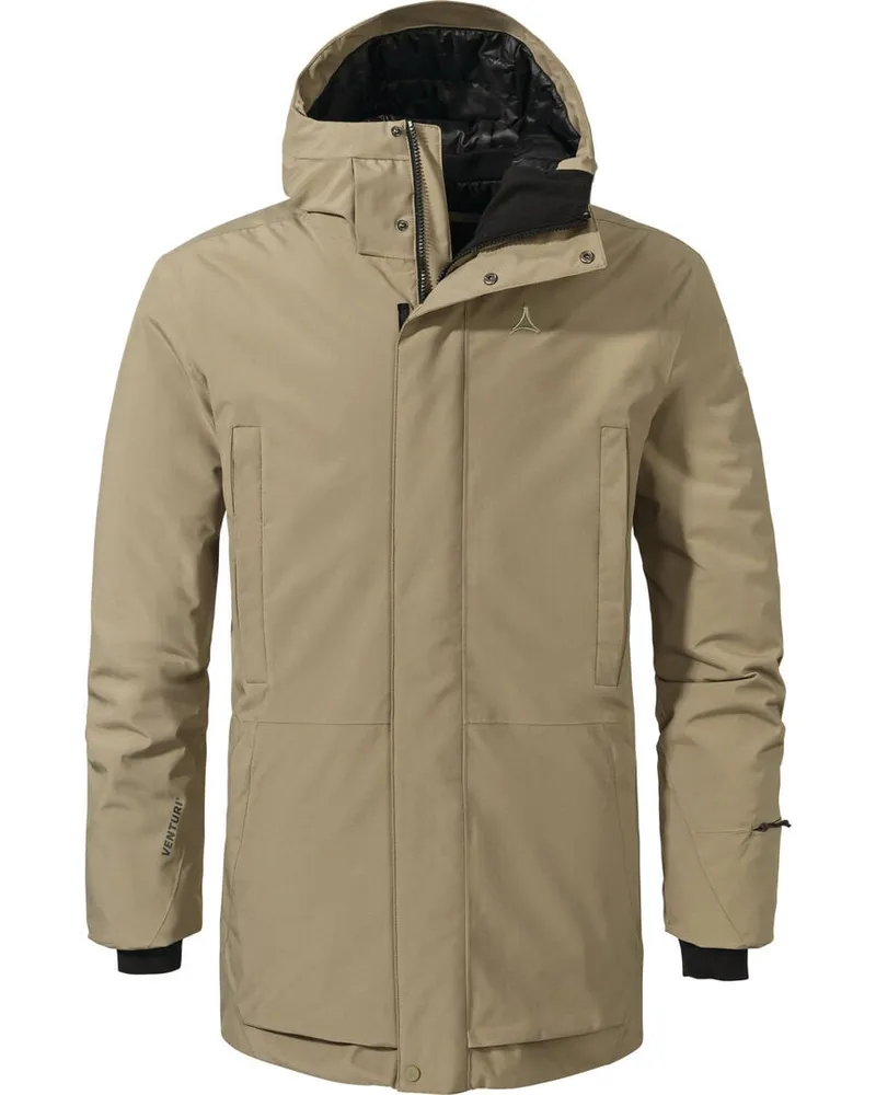 Schöffel Herren Longjacket Urban Ins Parka Style Crivat MNS Braun
