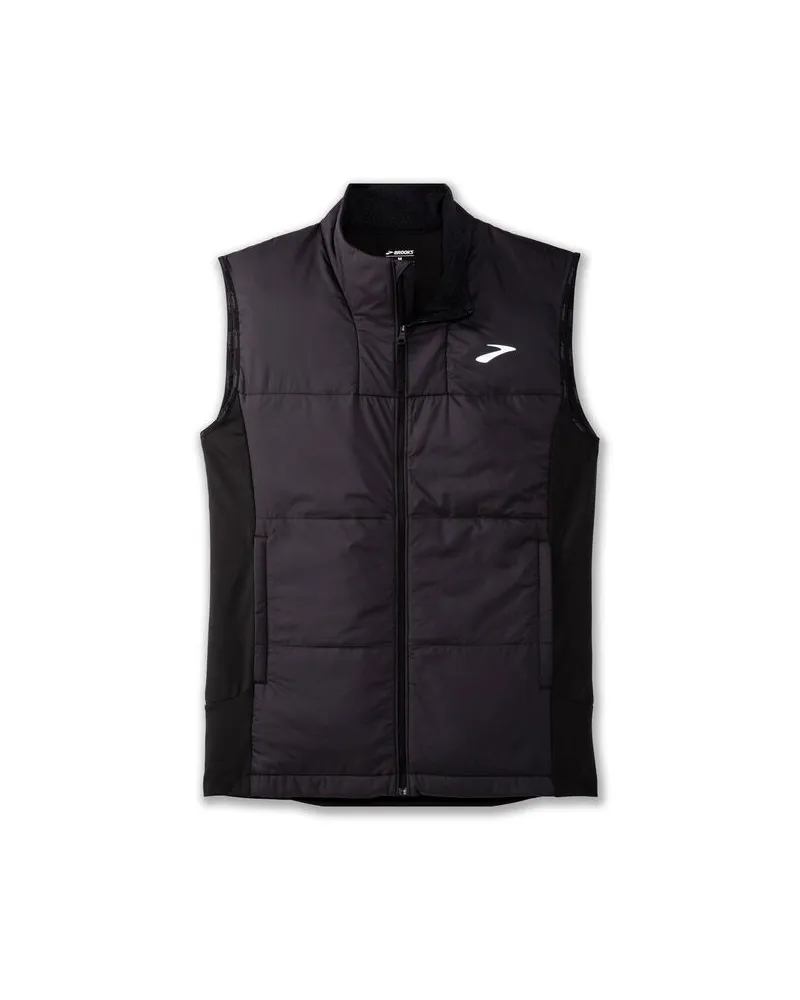 Brooks Herren Laufweste SHIELD HYBRID VEST 3.0 Regular Fit Schwarz