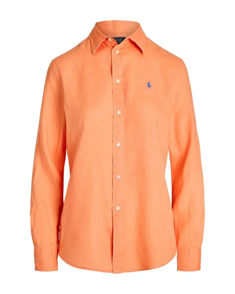 Ralph Lauren Damen Bluse Langarm Oliv