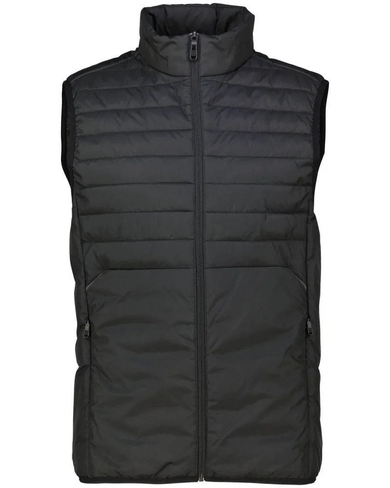 HUGO BOSS Herren Steppweste V_URBANEX Regular Fit Schwarz