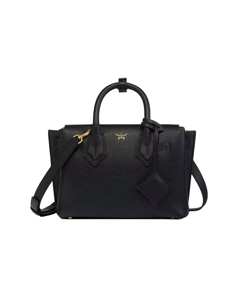 MCM Damen Tasche MILLA LTHR TOE SMALL Schwarz