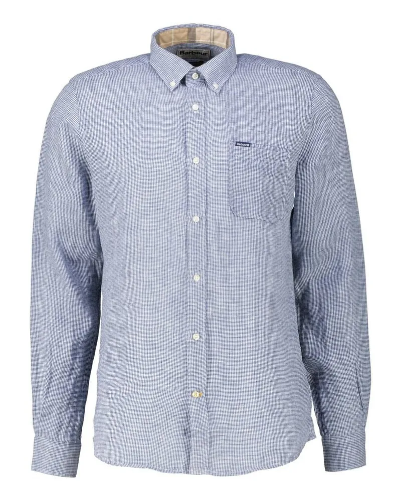 Barbour Herren Leinenhemd LINTON Bleu