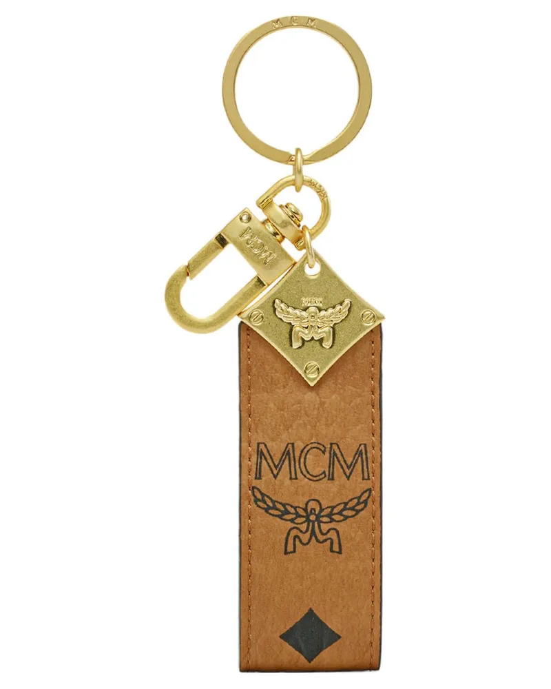 MCM Schlüsselanhänger AREN VI KEY HOLDER Cognac