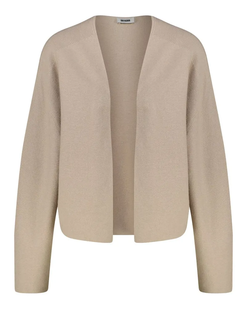 Drykorn Damen Strickjacke mit Kaschmir MIRALA_2 Oversized Fit Sand