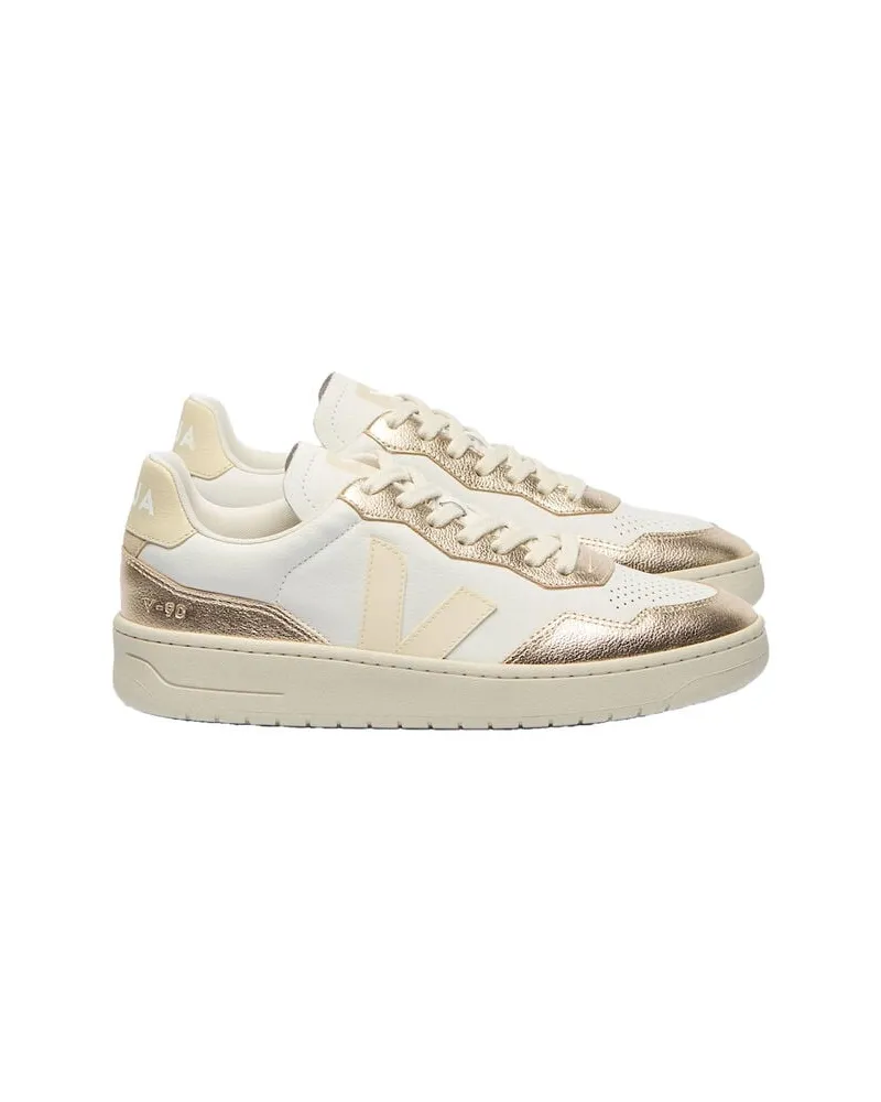 VEJA Damen Sneaker V-90 Weiss