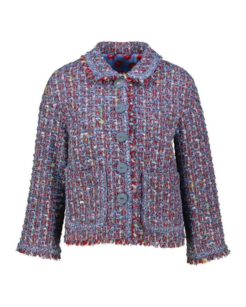 Maison Common Damen Tweedblazer Mehrfarbig