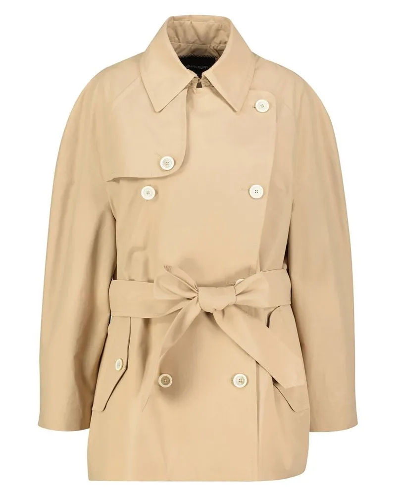 Fabiana Filippi Damen Trenchcoat aus Twill Sand