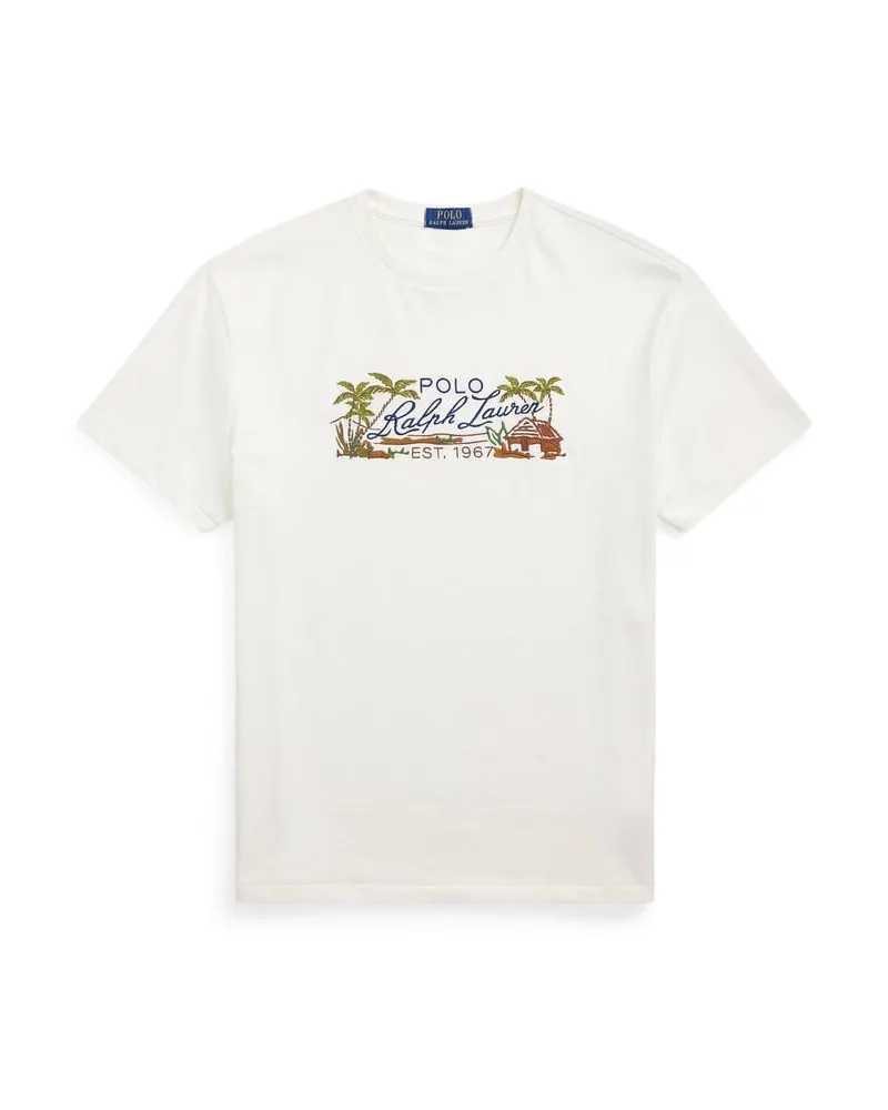 Ralph Lauren Herren T-Shirt Offwhite