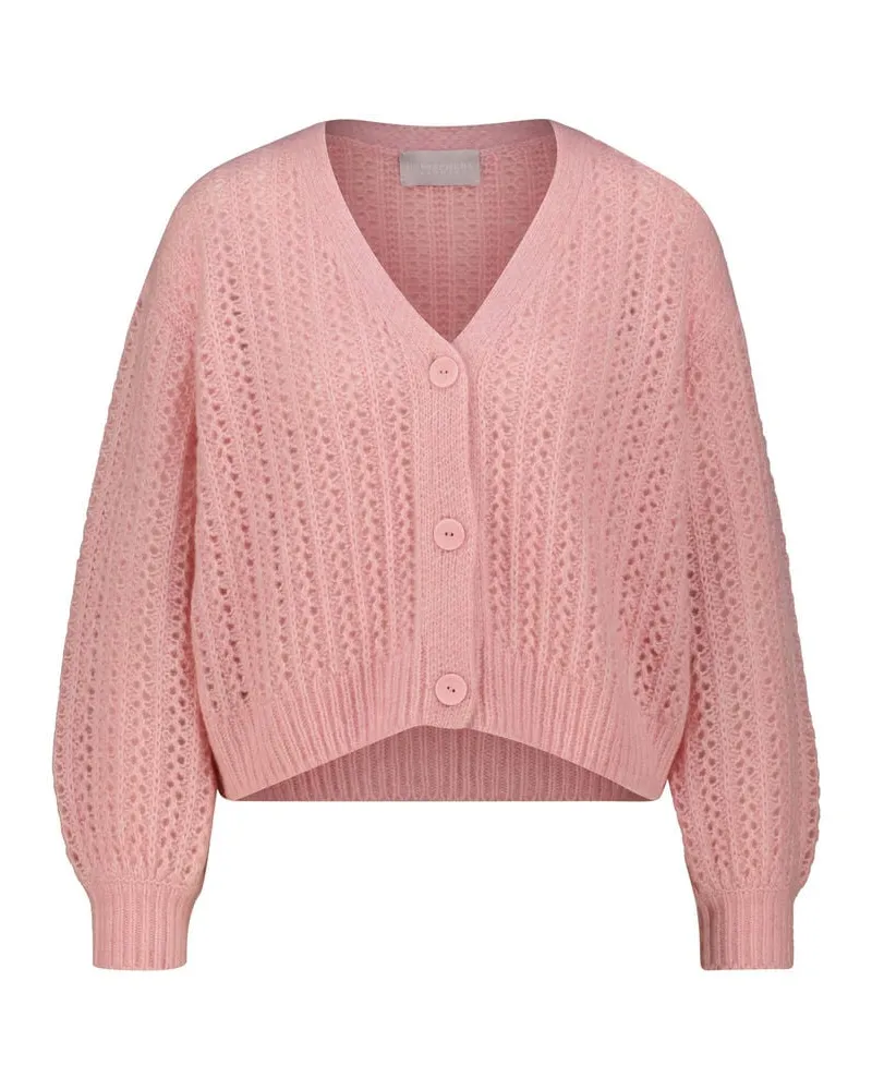 hemisphere Damen Strickjacke mit Kaschmir Rose