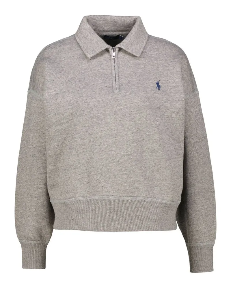 Ralph Lauren Damen Sweatshirt mit Reißverschluss Grau