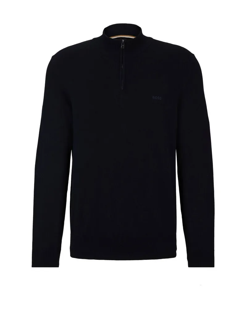 HUGO BOSS Herren Stricktroyer PADRO Marine