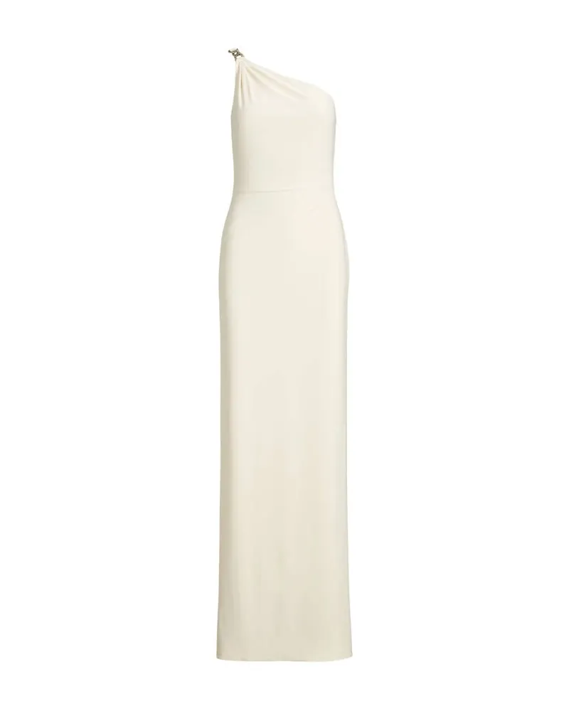 Ralph Lauren Damen Abendkleid Wollweiss
