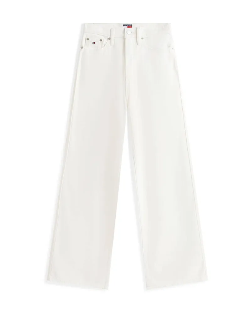 Tommy Hilfiger Damen Jeans CLAIRE Wide-Leg Weiss