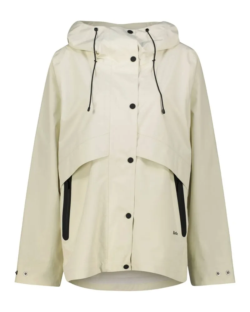 Barbour Damen Regenjacke NAOMI WATERPROOF JACKET Offwhite