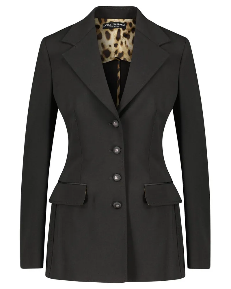 Dolce & Gabbana Damen Blazer Schwarz