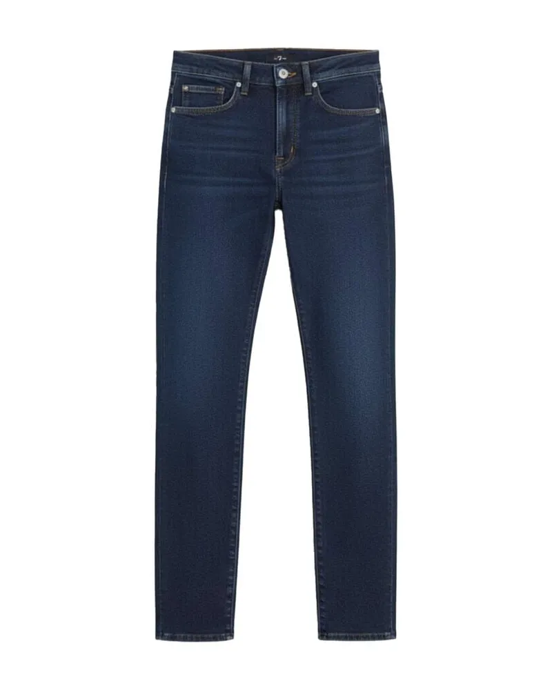 7 for all mankind Damen Jeans ROXANNE Skinny Fit Blueblack