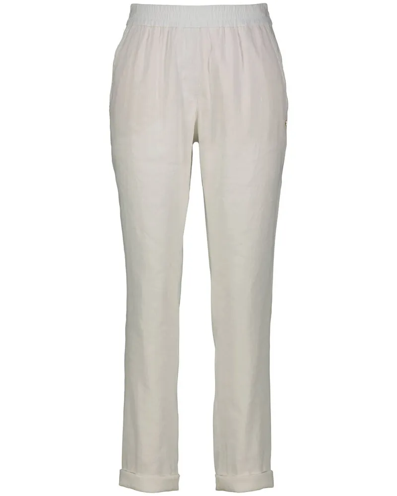 Marc Cain Damen Hose RHODOS Relaxed Fit Weiss