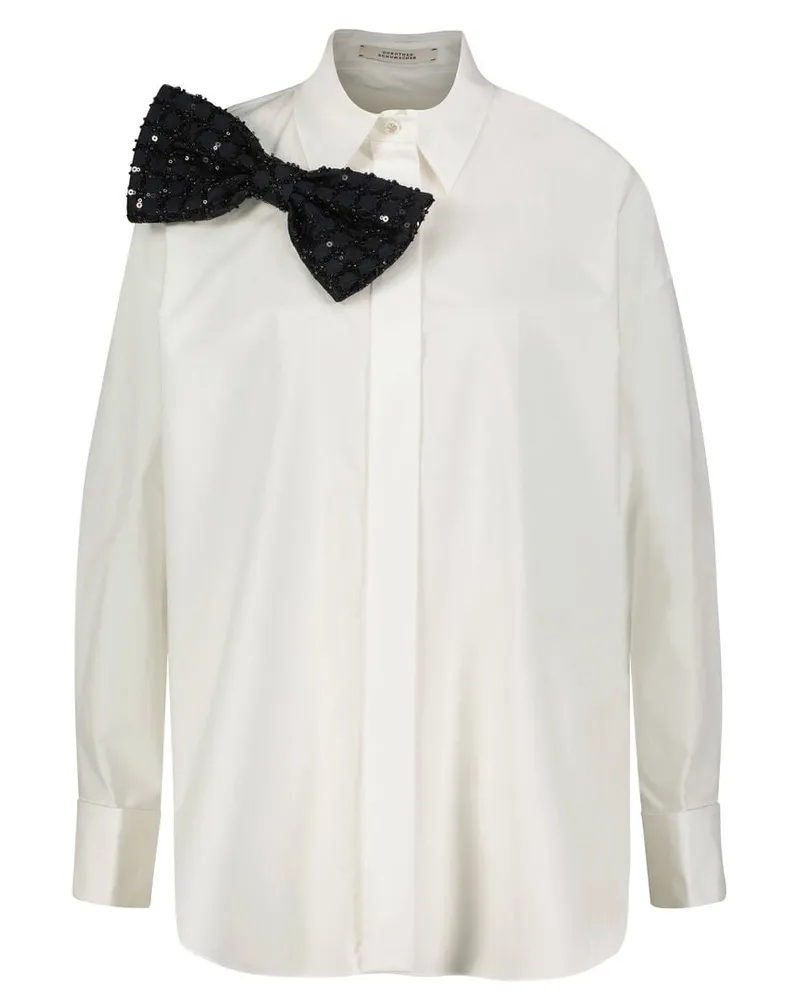 Dorothee Schumacher Damen Bluse POPLIN POWER Weiss
