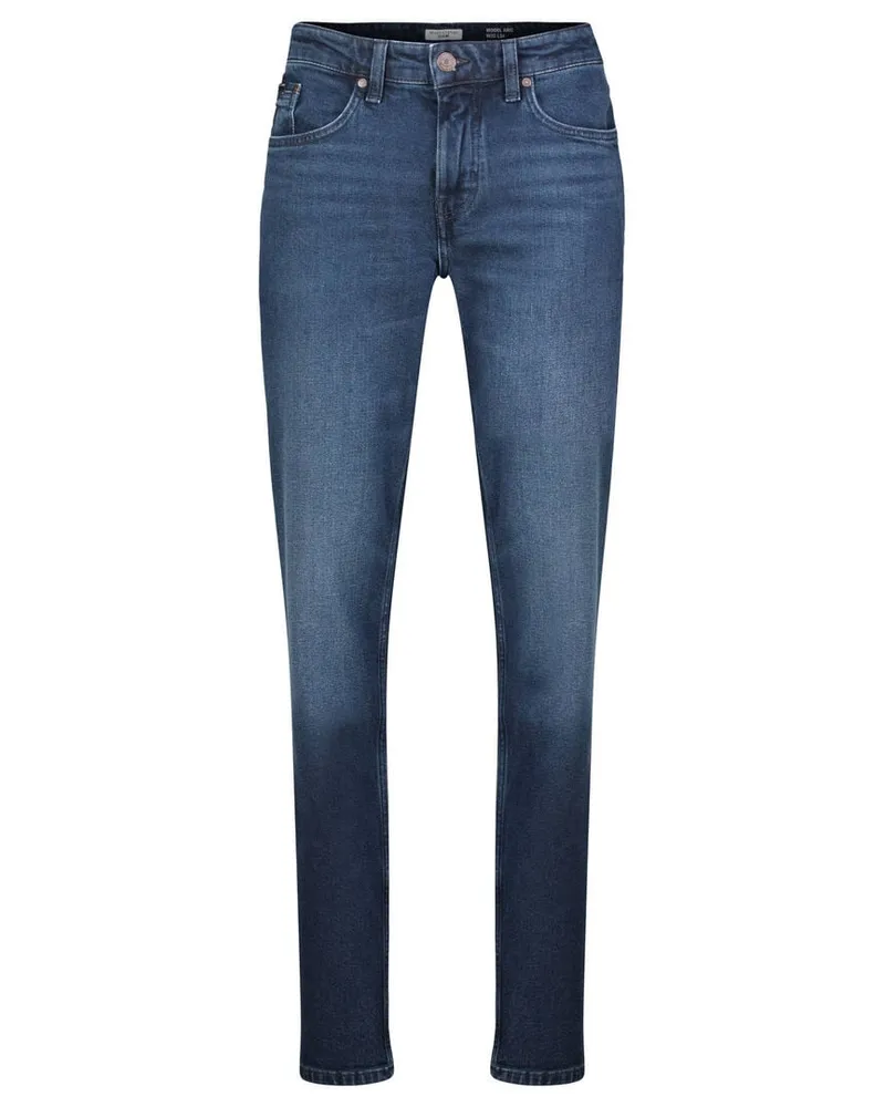 Marc O'Polo Herren Jeans mit Bio-Baumwolle ARIC Tapered Fit Darkblue