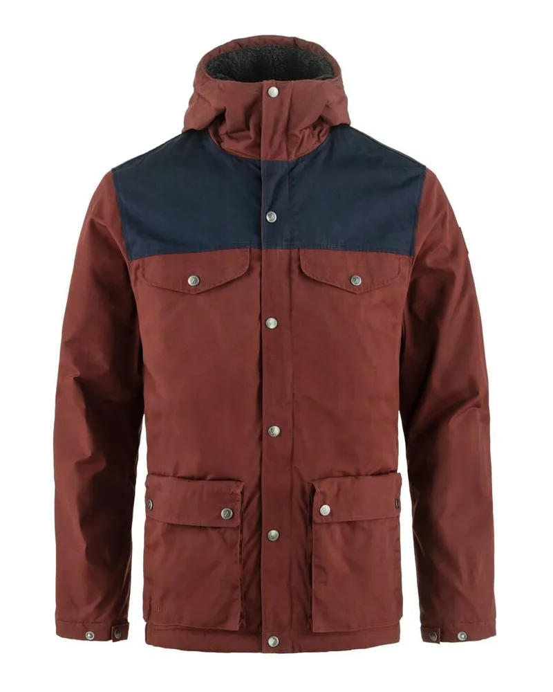 Fjäll Räven Herren Winterjacke "Greenland Dunkelbraun