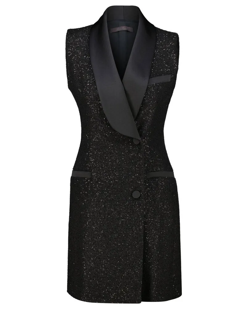 Max Mara Damen Minikleid EIFEL Schwarz