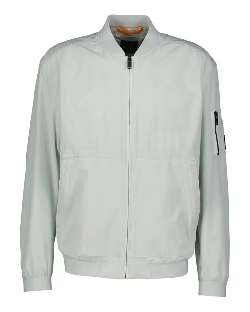 HUGO BOSS Herren Bomberjacke aus Softshell ONETH Blau
